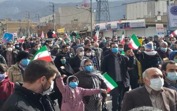 گزارش تصویری از برگزاری ۲۲بهمن درایلام