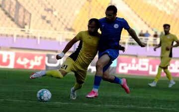 خلاصه بازی استقلال ملاثانی 1 - سپاهان 2 | فیلم