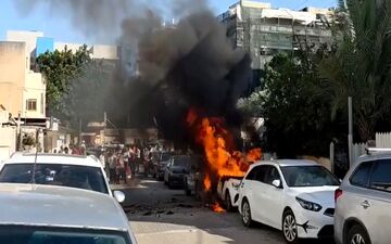 مناطق شرق تل‌آویو آماج موشکهای ایران