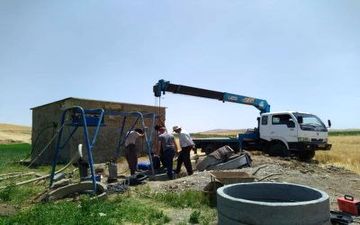 آب شرب روستای شیخ صله پایدار شد 