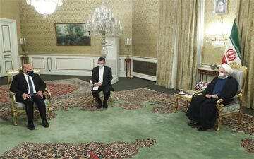 دیدار فواد حسین با روحانی