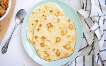 نان بدون فر و مایه خمیر: پخت نان خوشمزه در 10 دقیقه! | فیلم