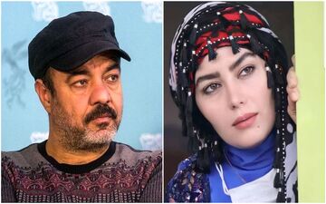 تصویری از گردنبند خاص و جنجالی سعید آقاخانی در کنار هدیه بازوند