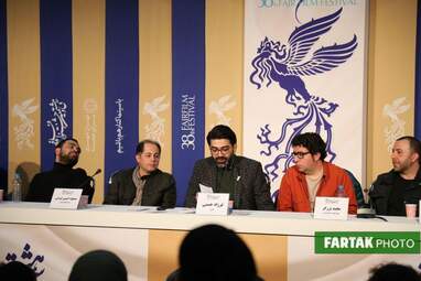 گزارش تصویری از کنفرانس خبری فیلم " ابر بارانش گرفت "
