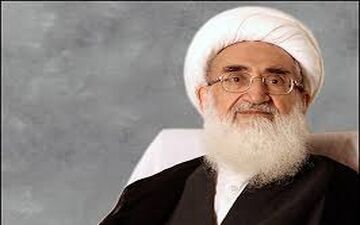 تصویر آیت الله نوری همدانی در سوئد