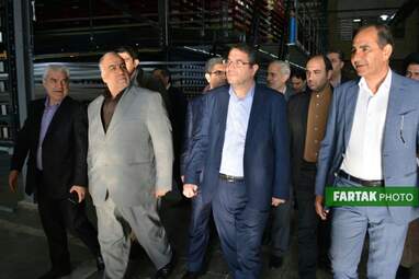 بازدید وزیر صمت و اشستاندار کرمانشاه از فرش زاگرس
