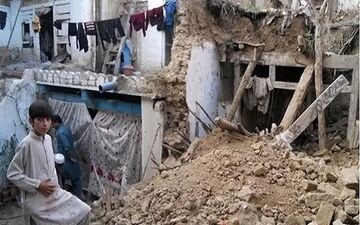 افزایش تلفات زلزله افغانستان به 1500 کشته و بیش از 2 هزار زخمی