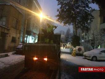 برف در تهران