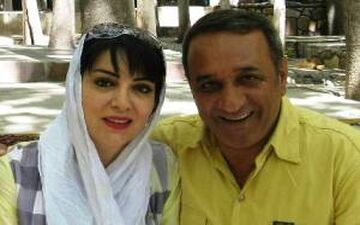 تبریک تولد حمیرا ریاضی به همسرش (عکس)