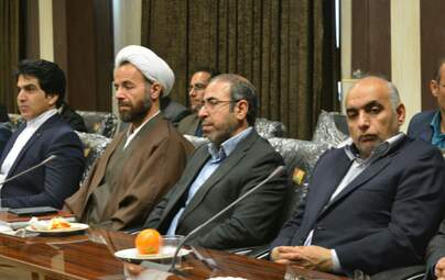 حضور وزیر ورزش و جوانان در ستاد بازسازی مناطق زلزله زده کرمانشاه 