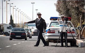 استقرار مأموران پلیس راه در ۹۱ نقطه از جاده‌های کشور برای جلوگیری از سفر
