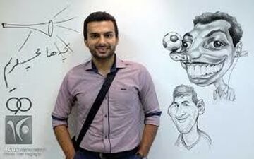 مجری معروف ورزشی مدل شد