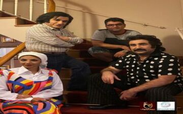 عکسی از چهره جالب مهدی هاشمی و مهران احمدی با کلاه‌گیس