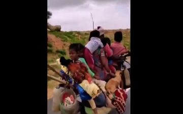 رکورد حمل مسافر با موتور شکست!