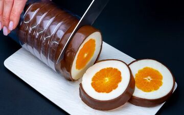 طرز تهیه دسر شکلاتی با نارنگی؛ بدون نیاز به پخت و مناسب فصل پاییز