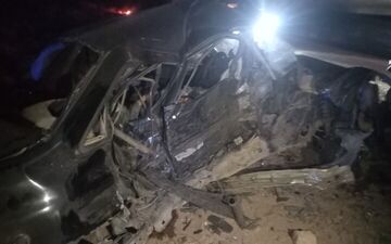 تصادف مرگبار در جاده قهاوند: ۲ کشته و ۴ مصدوم بر اثر خواب‌آلودگی و سرعت بالا