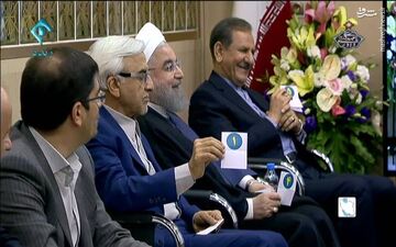 قرعه کشی ترتیب صندلی های نامزدها + تصاویر