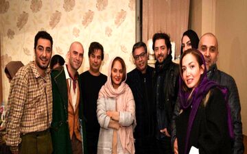 تصویری از بهرام رادان، نوید محمدزاده و مهناز افشار در کنارهم