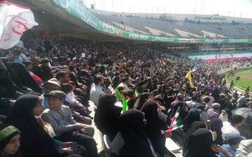 حماسه حضور دهه هشتادی‌ها و نودی‌ها در اجتماع بزرگ سلام فرمانده