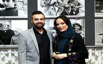بازیگر تازه داماد تلویزیون در کنار همسر هنرپیشه اش