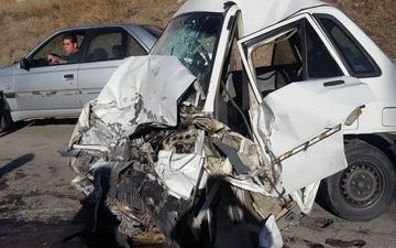 ۲ کشته و ۳ مصدوم حاصل برخورد ۲ پراید در محور زرند به کوهبنان