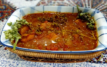 این خورش اشتها آور و مقویه| آموزش خورش پسته کوهی!