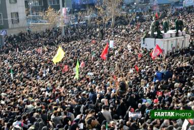 راهپیمایی وداع با سردار سلیمانی