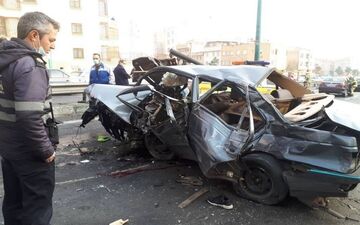 ۲ کشته و ۱۶ مجروح در تصادفات ۵ فروردین تهران/ متواری شدن راننده پس از تصادف مرگبار با عابرپیاده 