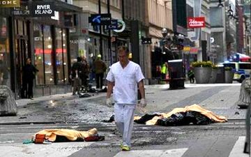کشف بمب دست ساز در کامیون عامل حادثه استکهلم