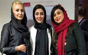 تیپ متفاوت هستی مهدوی و آزاده صمدی در کنار یکدیگر +‌ عکس