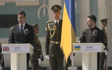 نخست‌وزیر انگلیس: اوکراین نقطه عطف امنیت اروپا است