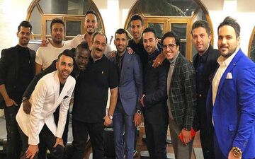 جشن تولد بازیکن پرسپولیس با حضور هنرمندان
