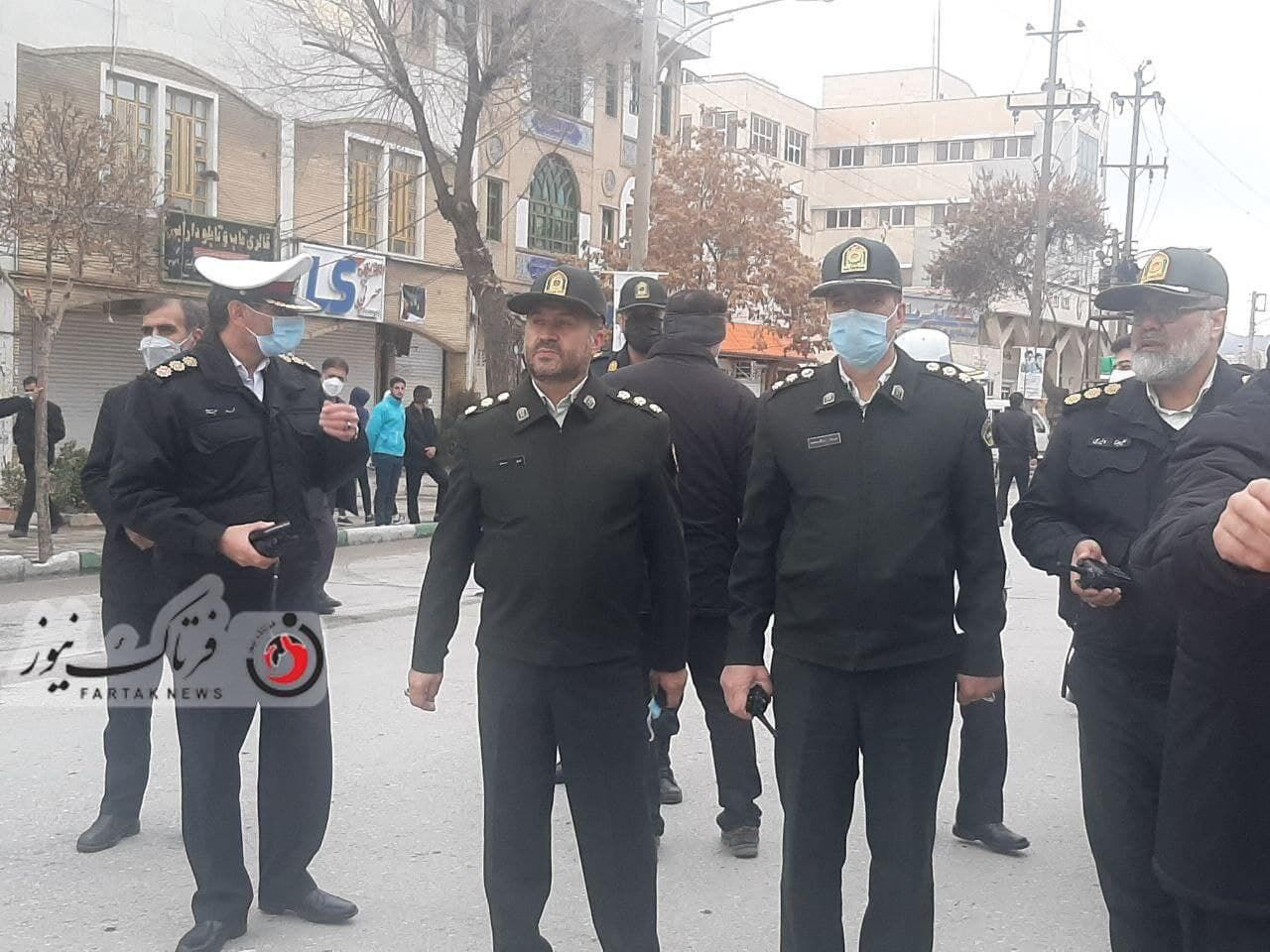 گزارش تصویری/ حضوری پر اقتدار از مردم کرمانشاه در راهپیمایی۲۲ بهمن