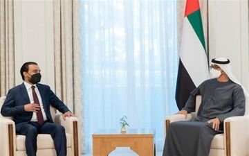 دیدار رئیس مجلس عراق با محمد بن زاید 
