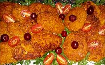 طرز تهیه کوکوی بلغور |کوکوی بلغور با سس ارده !