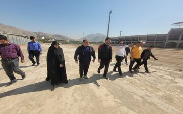 بازدید دکتر سینا کلهر از پروژه آکادمی گلف، مینی گلف، وودبال و کروکت کرمانشاه 