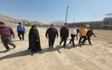 بازدید دکتر سینا کلهر از پروژه آکادمی گلف، مینی گلف، وودبال و کروکت کرمانشاه 