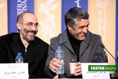 نشست خبری فیلم "دو زیست" با حضور پرسپولیسی معروف