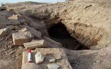  دستگیری حفار غیرمجاز در حریم بنای تاریخی ورامین 
