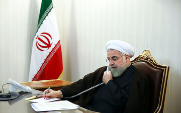 تماس تلفنی روحانی  با استاندار خوزستان