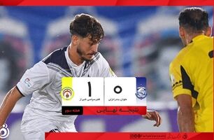ملوان ۰-۱ فجرسپاسی؛ شکست خانگی ملوان برابر فجر | خلاصه بازی