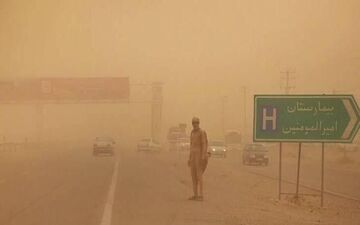 طوفان ۱۰۸ کیلومتری زابل را درنوردید؛ کاهش شدید دید افقی بر اثر گردوخاک