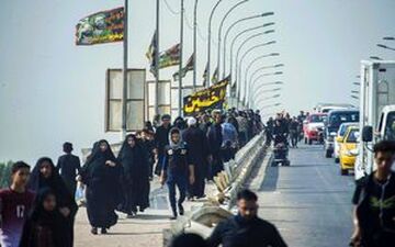 پیاده روی اربعین از صد بمب اتم برای دشمن ترسناک‌تر است +فیلم 