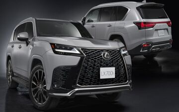 معرفی لکسوس LX F Sport با سیستم تعلیق پیشرفته در ژاپن