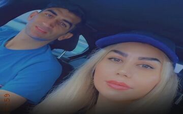 همسر علیرضا بیرانوند روسری از سر برداشت و مدل شد + عکس 
