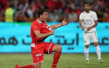 زننده گل قهرمانی پرسپولیس خواستار جدایی از سرخ‌پوشان + عکس
