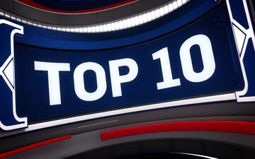 10 حرکت برتر بسکتبال NBA در دیدارهای امروز + فیلم