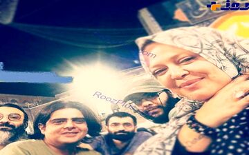 
سلفی جالب بازیگر زن پر حاشیه در حرم امام رضا