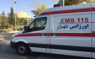 فوت راننده وانت پیکان به دلیل عدم کنترل خودرو