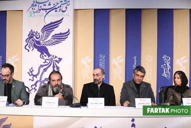 نشست خبری فیلم "دو زیست" با حضور پرسپولیسی معروف